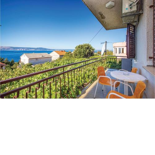 Awesome Apartment In Novi Vinodolski With Wifi