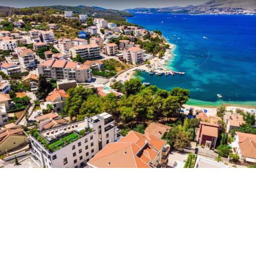 Holiday apartment in Okrug Gornji with terrace, air conditioning, WiFi, washing machine 5070-2