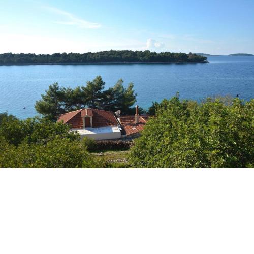 Holiday home in Karbuni with sea view, balcony, air conditioning, WiFi 5095-1