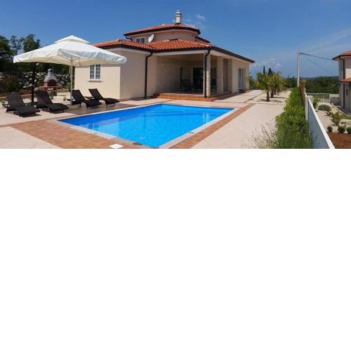 Holiday house with a swimming pool Vrh, Krk - 17073