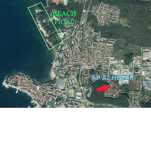 One bedroom apartment Hofer for 2 person close to Poreč center