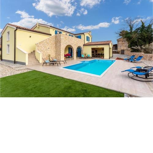 Pet Friendly Home In Dobrinj With Private Swimming Pool, Can Be Inside Or Outside