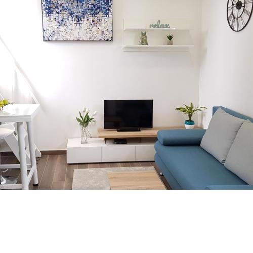 Rooftop studio with XL balcony in center of Zagreb