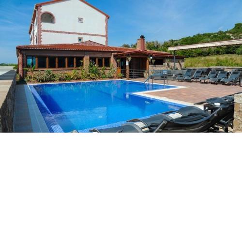 Studio apartment in Novalja with sea view, terrace, air conditioning, Wi-Fi (3565-3)