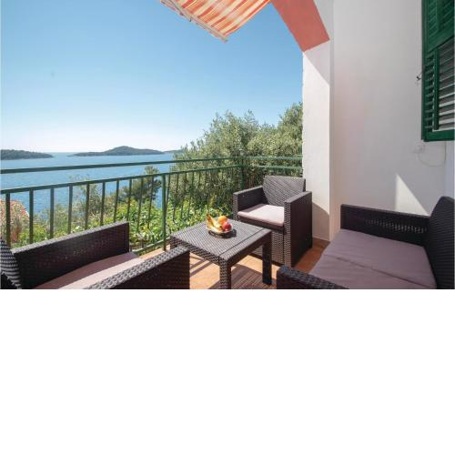 Stunning Apartment In Blato With House Sea View
