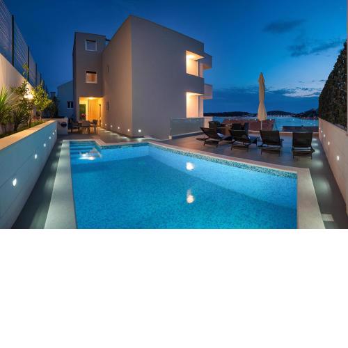 Villa Somnium near Trogir, pool and gym